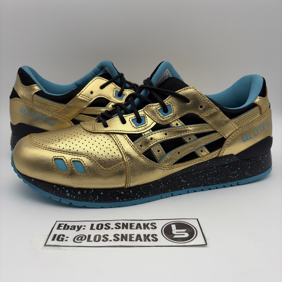 Asics Other - ASICS Gel Lyte 3 Wale Villa Intercontinental Champion Gold H63KK-9494 Mens 11.5